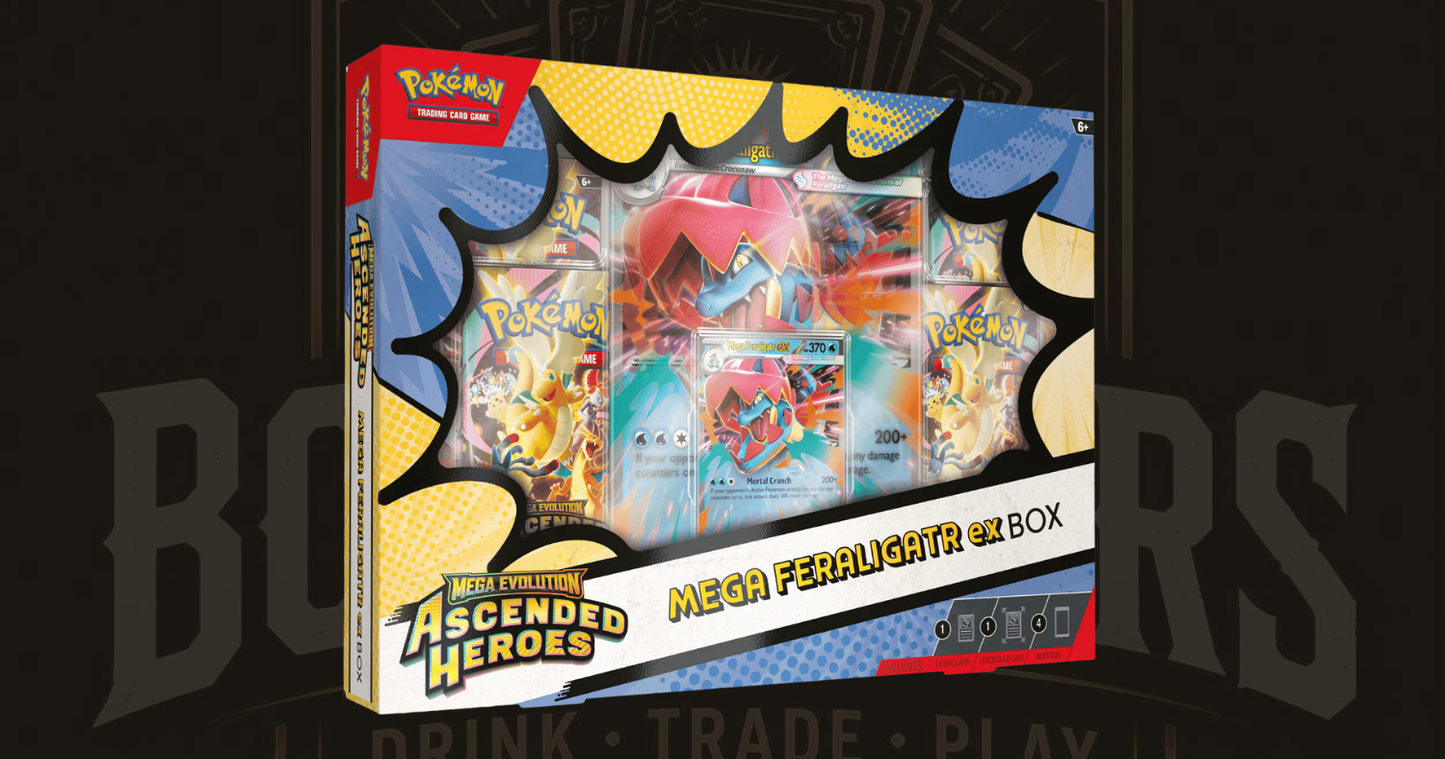 Ascended heroes Mega Feraligatr ex BOX