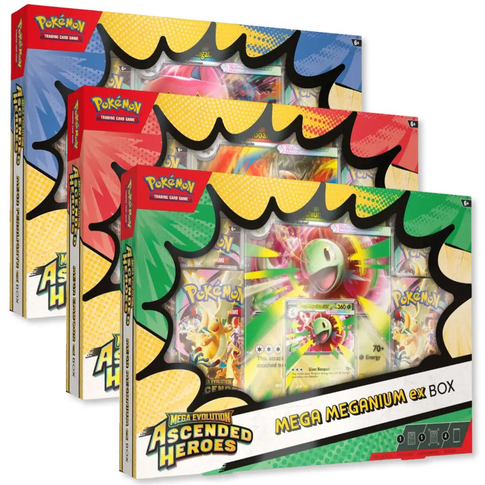 ASCENDED HEROES MEGA EX BOX SET (1 OF EACH)